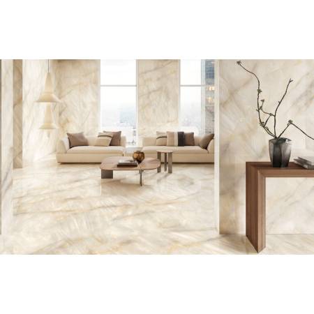 TELE DI MARMO CRYSTAL EXTRA IVORY 120X120 CM FULL LAPPATO GAT.I /ENPM/